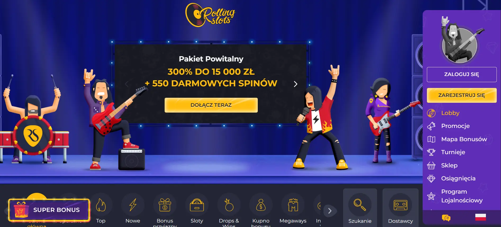 Kasyno Rolling Slots